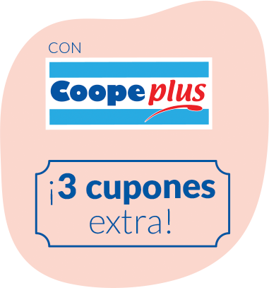 Con CoopePlus 3 cupones extra